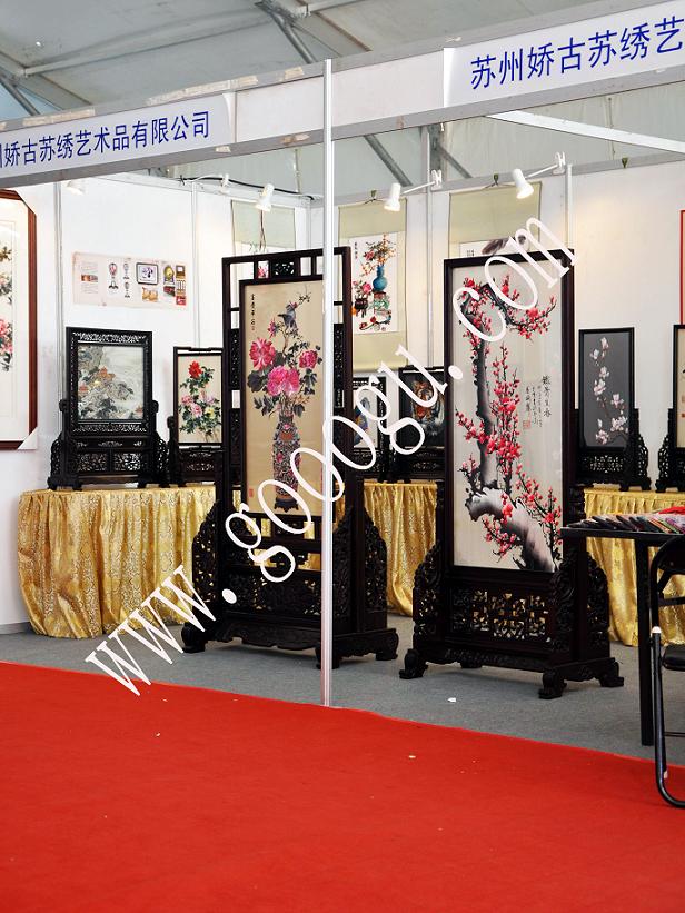 精品蘇繡、現場展出！